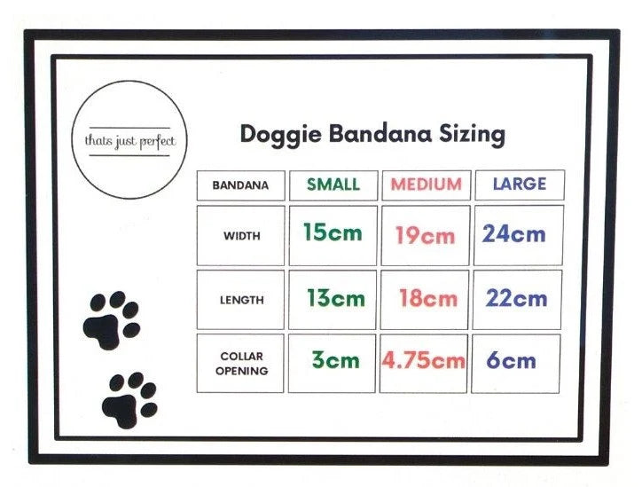 Handmade Christmas Pet Bandanas with Decal