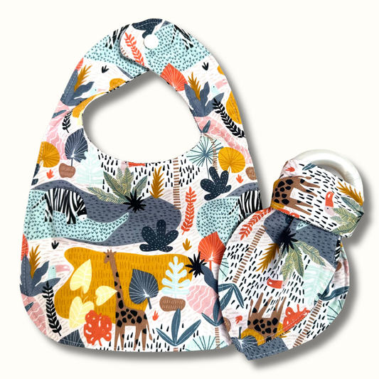 Baby Bib & Teether Set