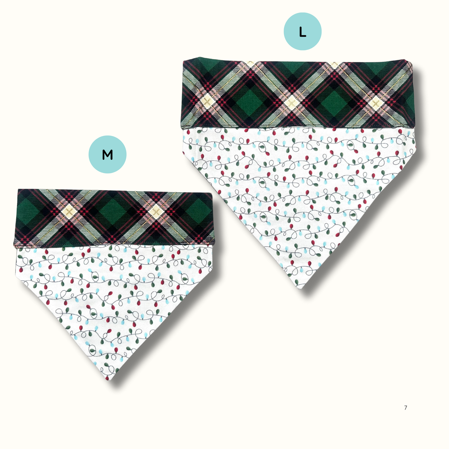 Handmade Christmas Pet Bandanas