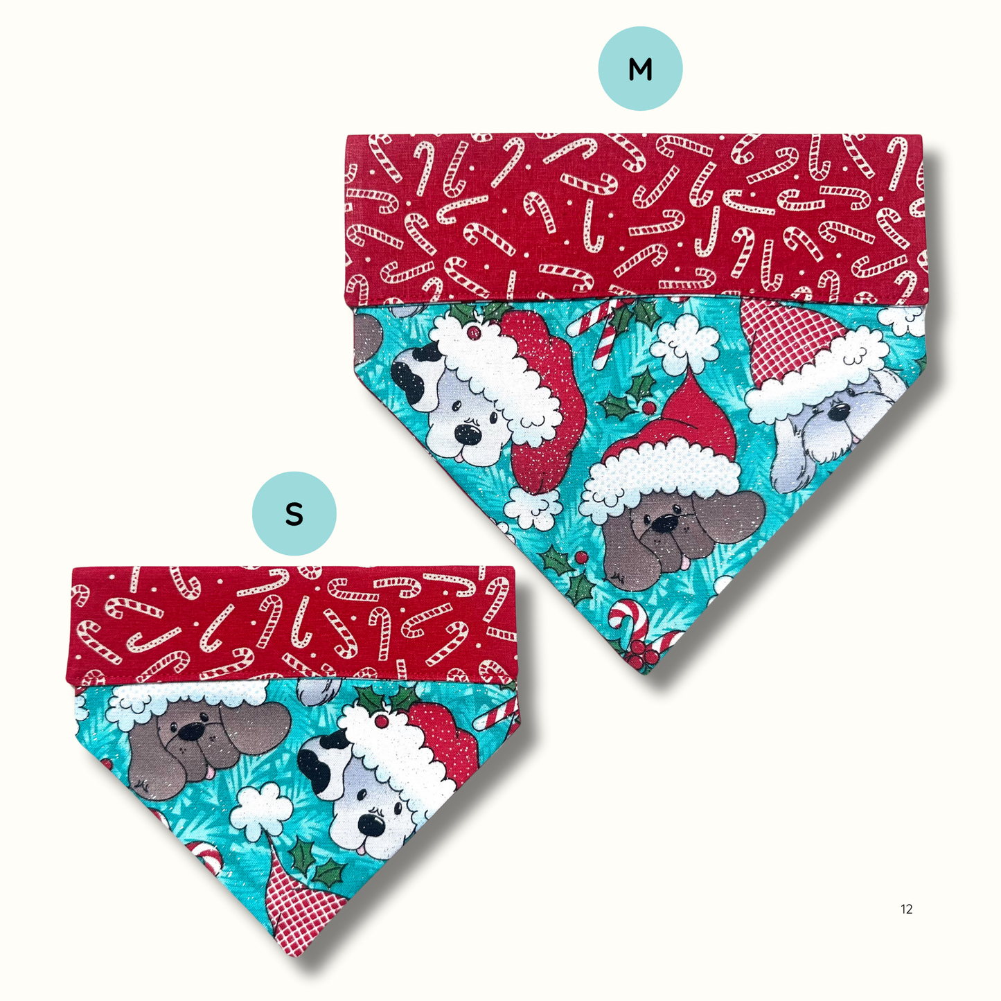 Handmade Christmas Pet Bandanas