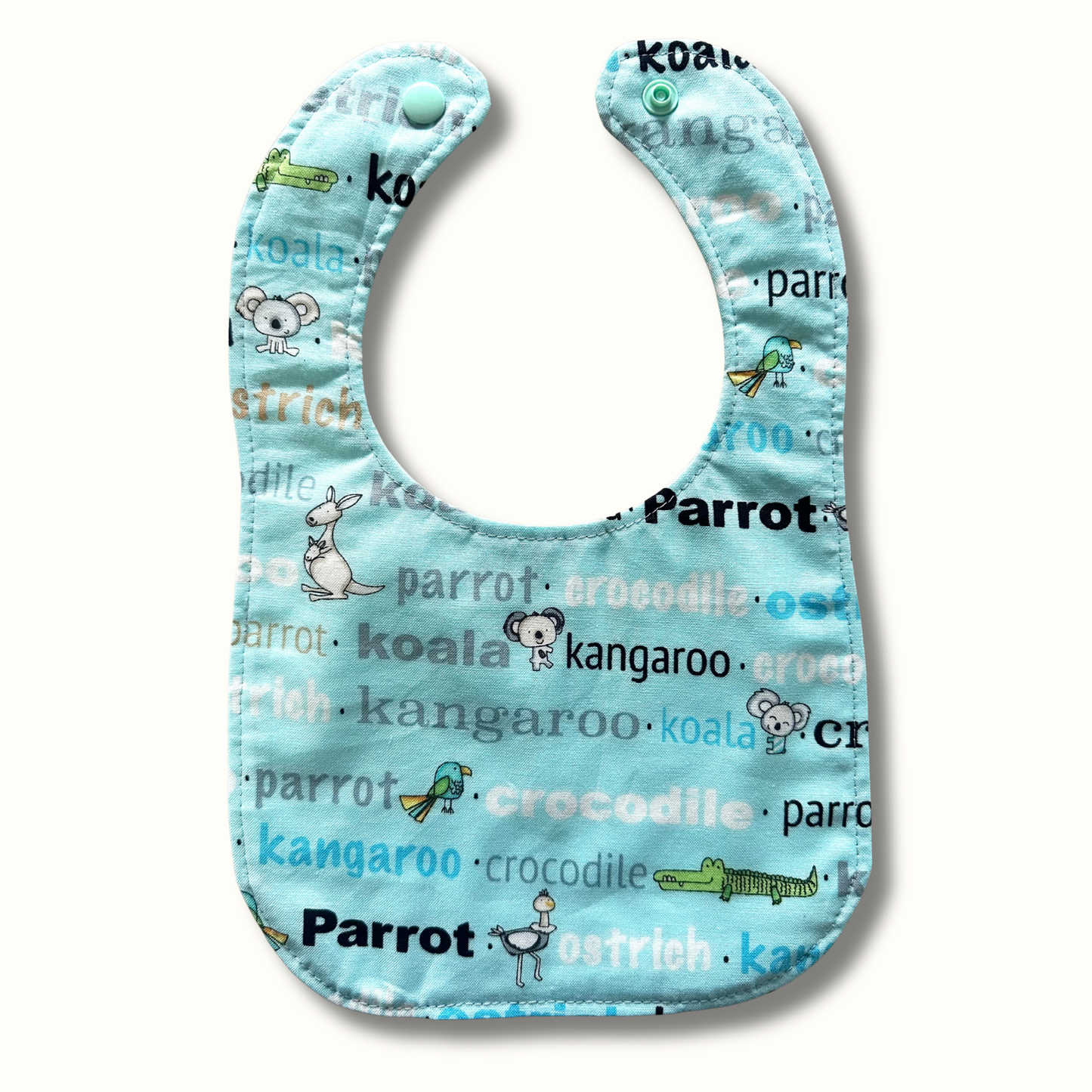 Christmas Baby Bib. Handmade, Soft Cotton, Perfect Baby Gift