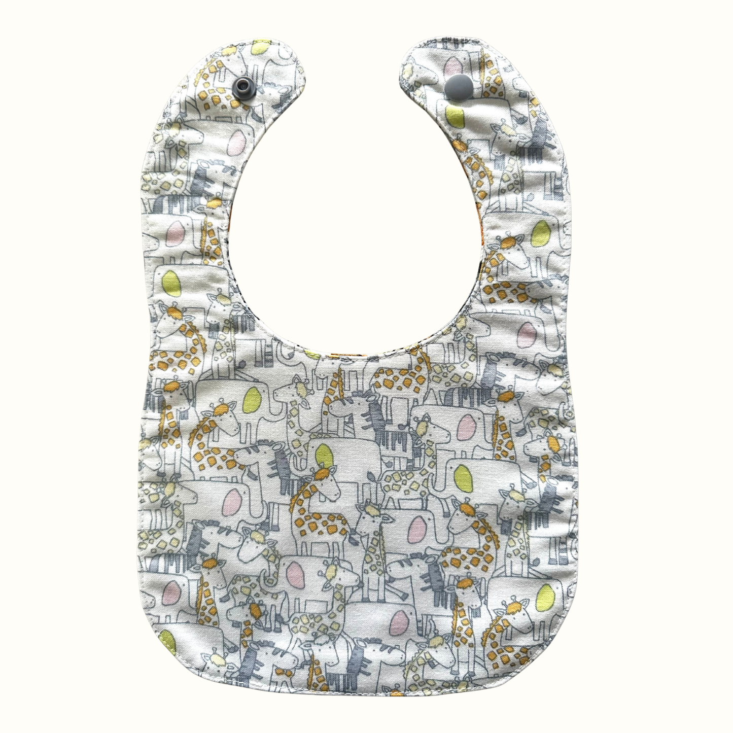 Handmade Reversible Cotton Baby Bibs - Pet Design