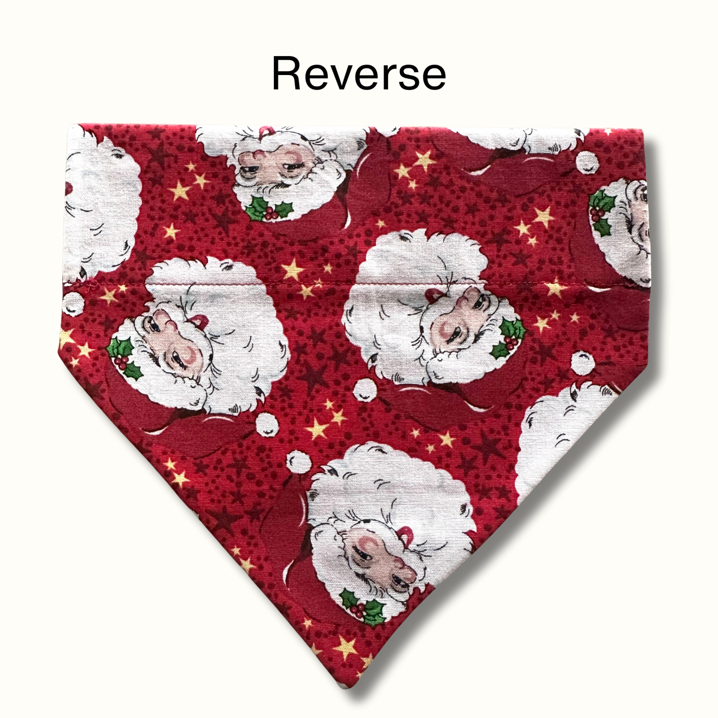 Handmade Christmas Pet Bandanas with Decal