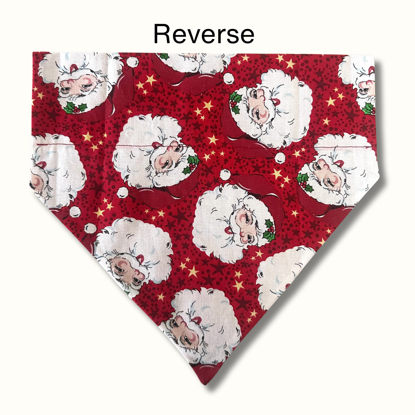 Handmade Christmas Pet Bandanas with Decal