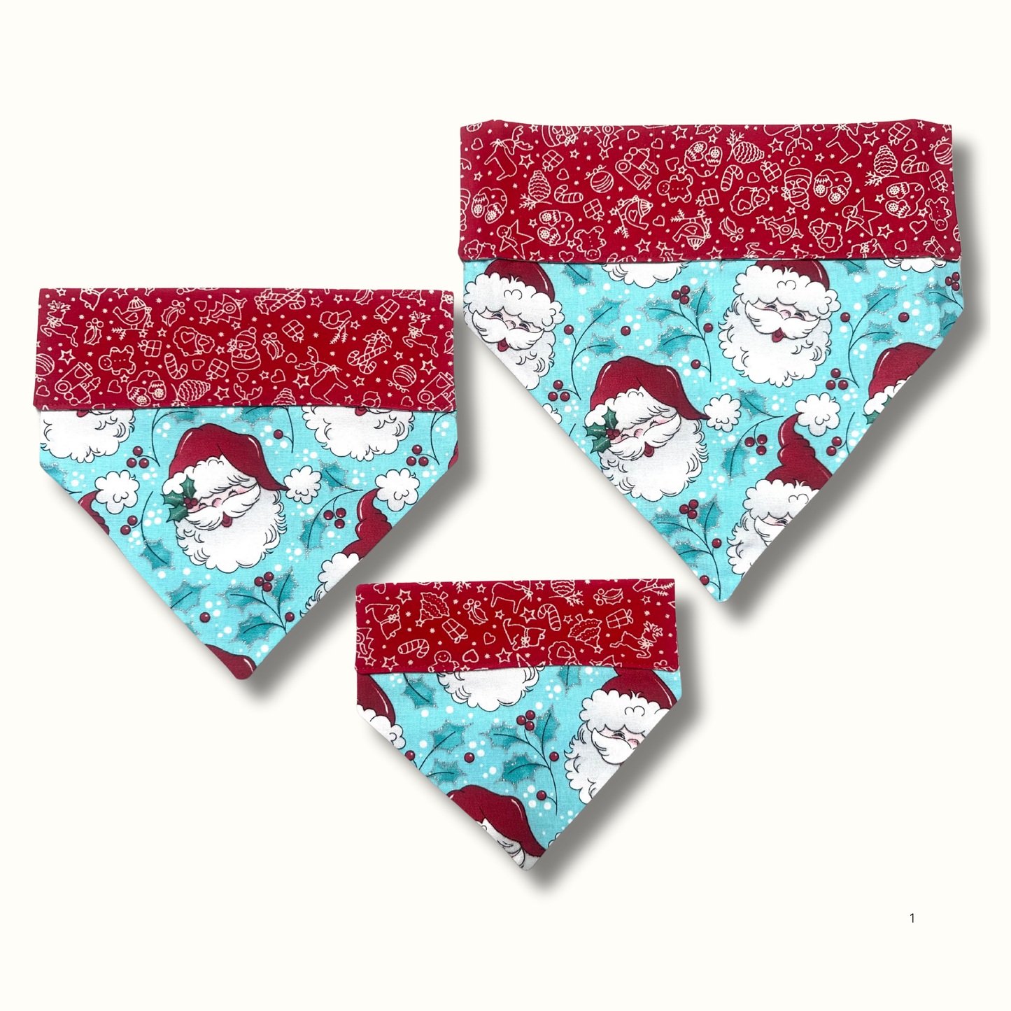 Handmade Christmas Pet Bandanas